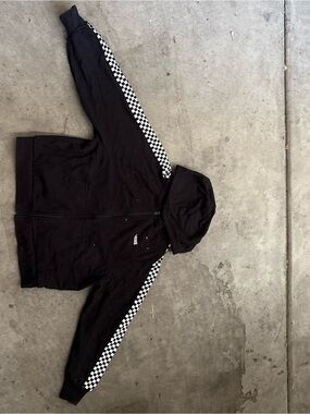 Vans Black Zip Hoodie with Subtle Logo